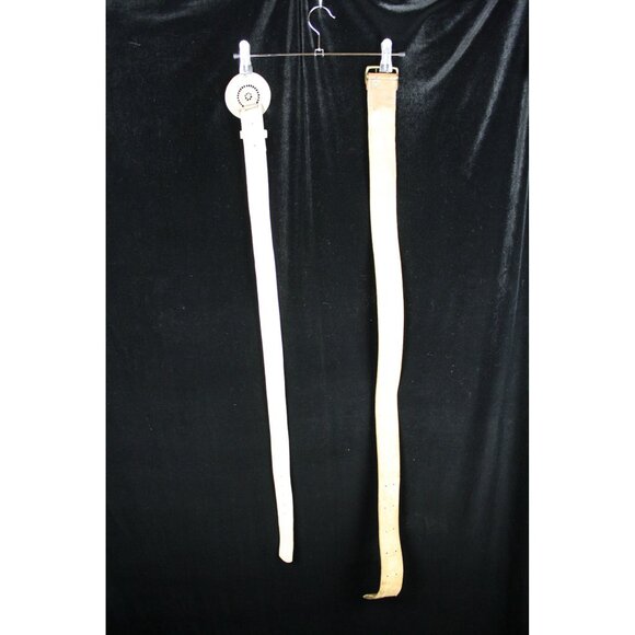 2 Women's Leather Belts - Picture 1 of 9